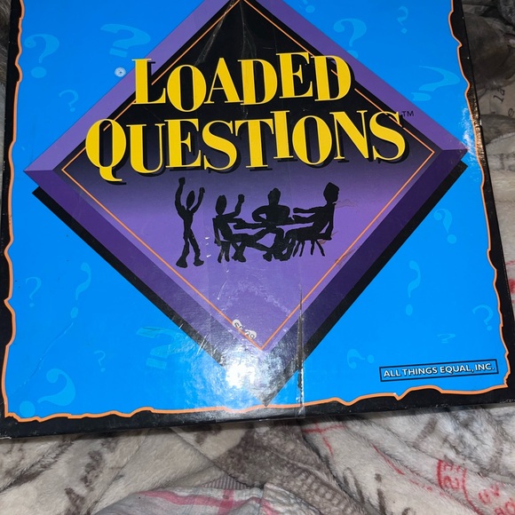 All Things Equal Other - Loaded Questions Board Game - Blue and Purple